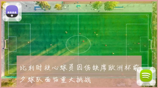 比利时核心球员因伤缺席欧洲杯前夕球队面临重大挑战